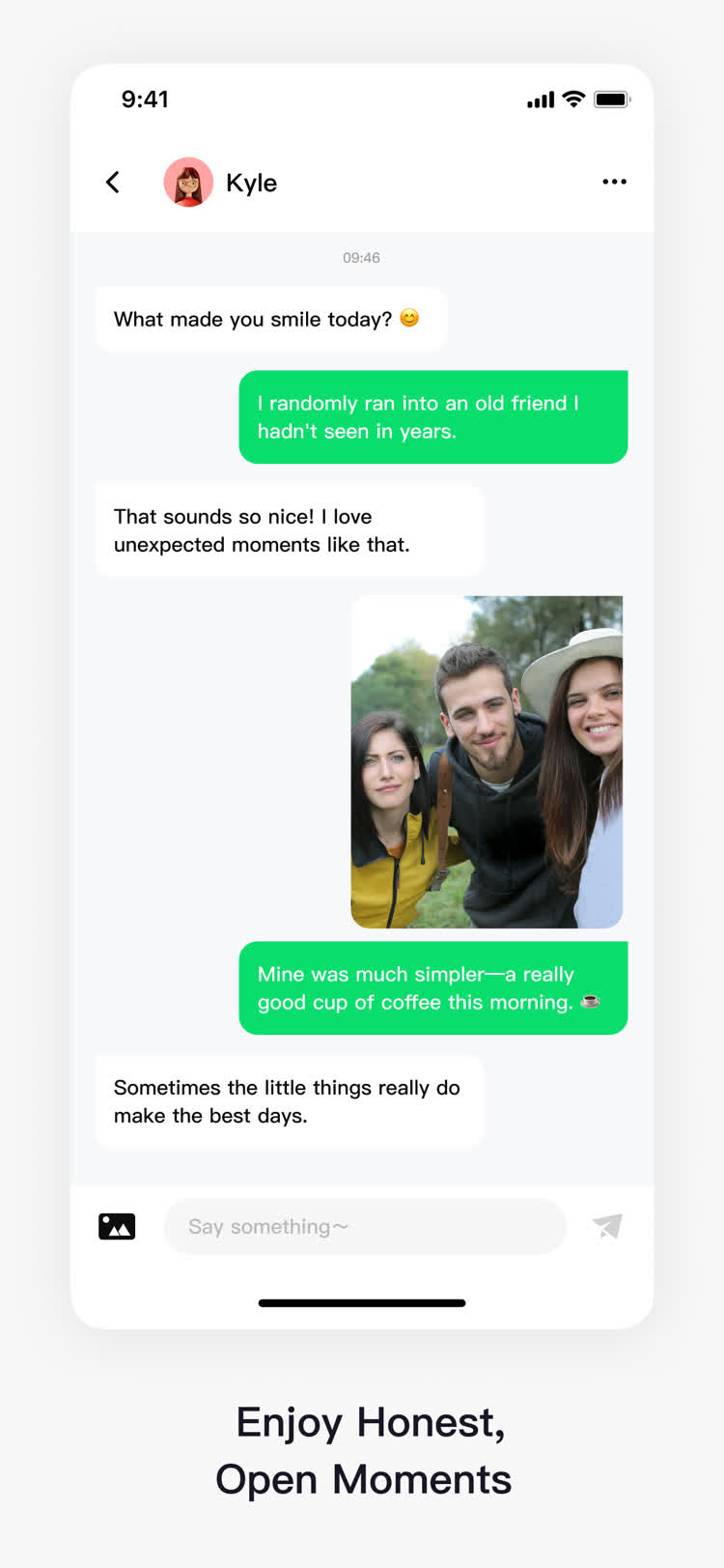 Share personal stories