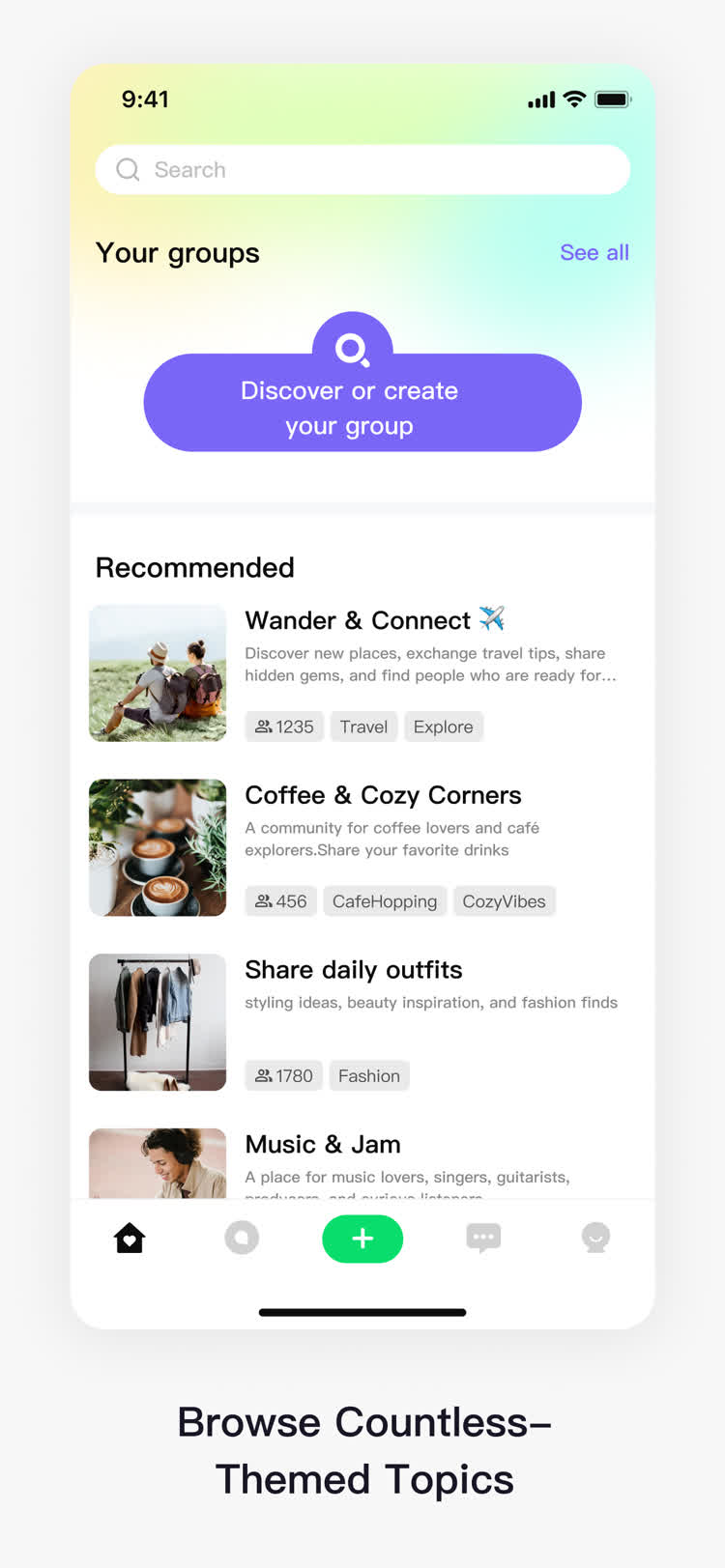 Browse daily posts